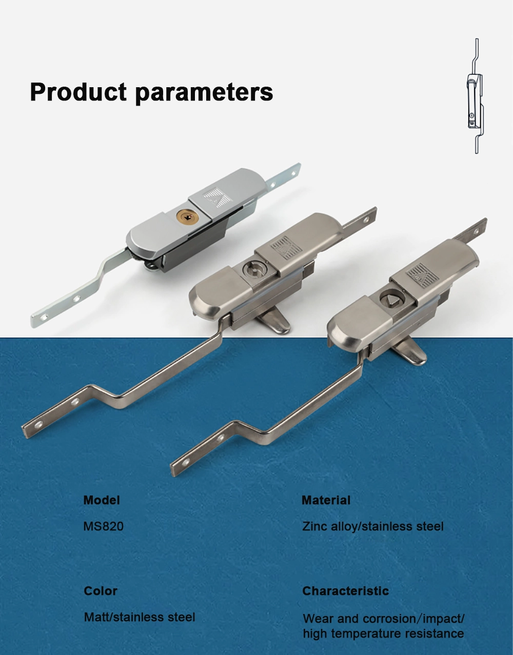 Stainless Steel Connecting Rod Lock